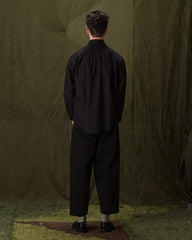 Monitaly Giorgio Work Shirt - Vancloth Oxford Black - Standard & Strange