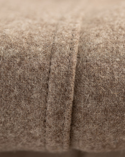 Monitaly Harvester Jacket - Beige Melange Wool Flannel - Standard & Strange