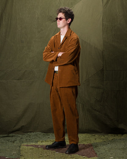 Monitaly Harvester Jacket - Chestnut 8-Wale Corduroy - Standard & Strange