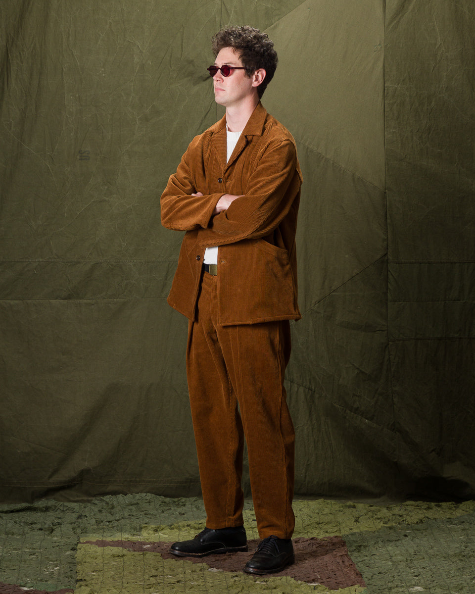 Monitaly Harvester Jacket - Chestnut 8-Wale Corduroy - Standard & Strange
