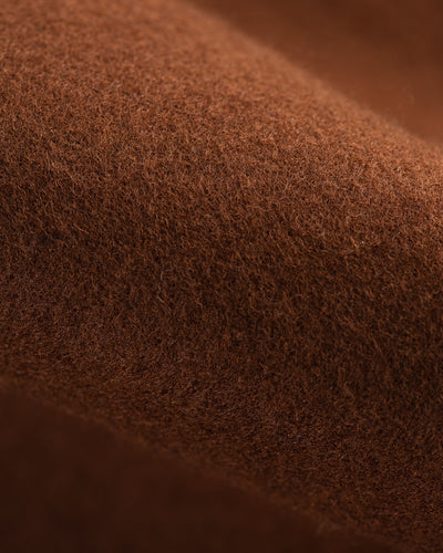 Monitaly Italian Drop Lapel Jacket - Solid Brown Wool Flannel - Standard & Strange