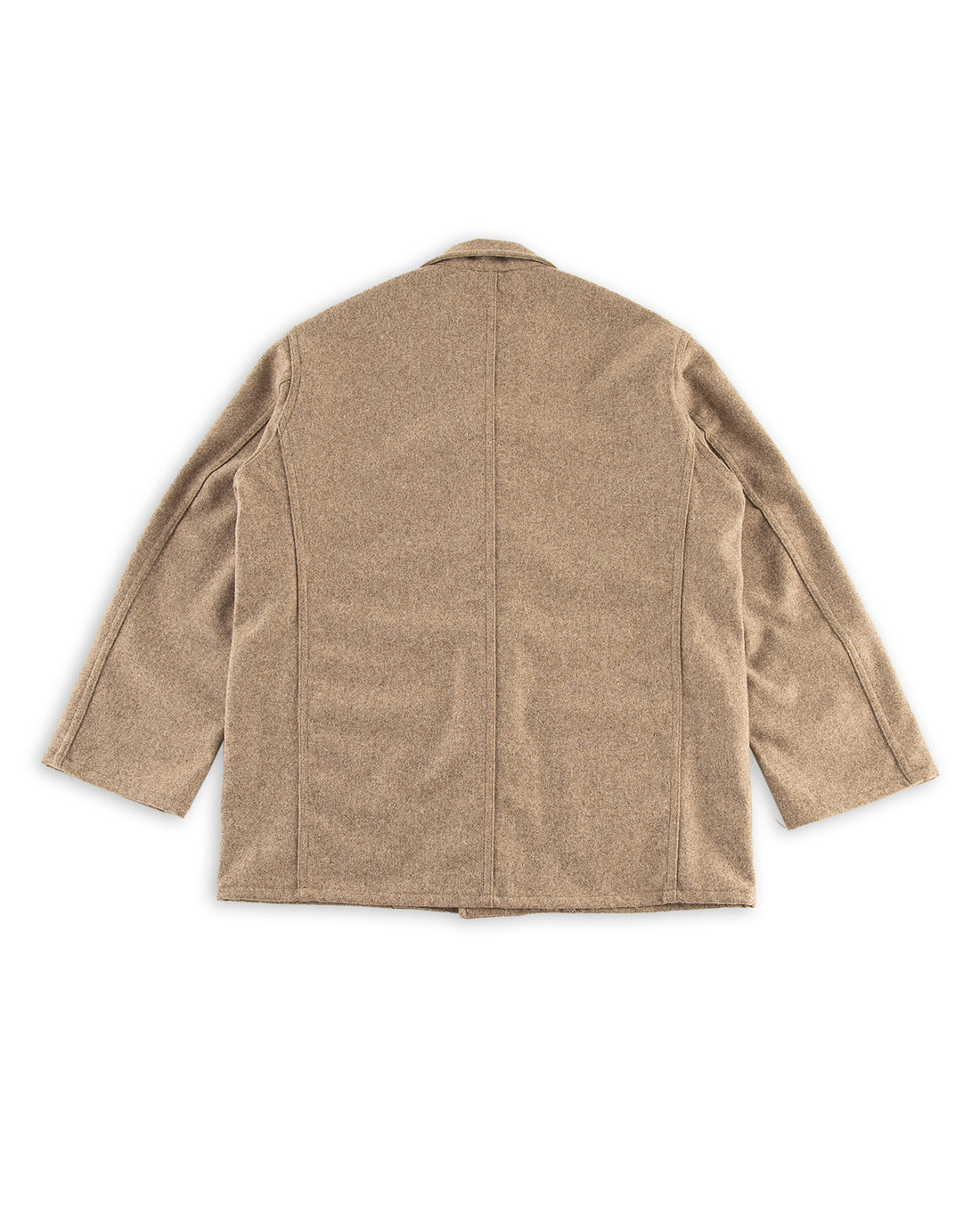 Monitaly Italian Jail Jacket - Beige Melange Wool Flannel - Standard & Strange