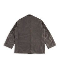 Monitaly Italian Jail Jacket - Charcoal Melange Wool Flannel - Standard & Strange