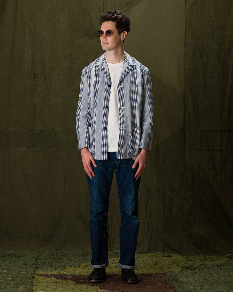 Monitaly Italian Jail Jacket - Gingham Stripe - Standard & Strange