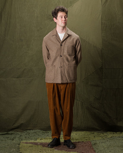 Monitaly Italian Jail Jacket - Giraffe Wool Flannel Vicente - Standard & Strange