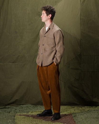 Monitaly Italian Jail Jacket - Giraffe Wool Flannel Vicente - Standard & Strange