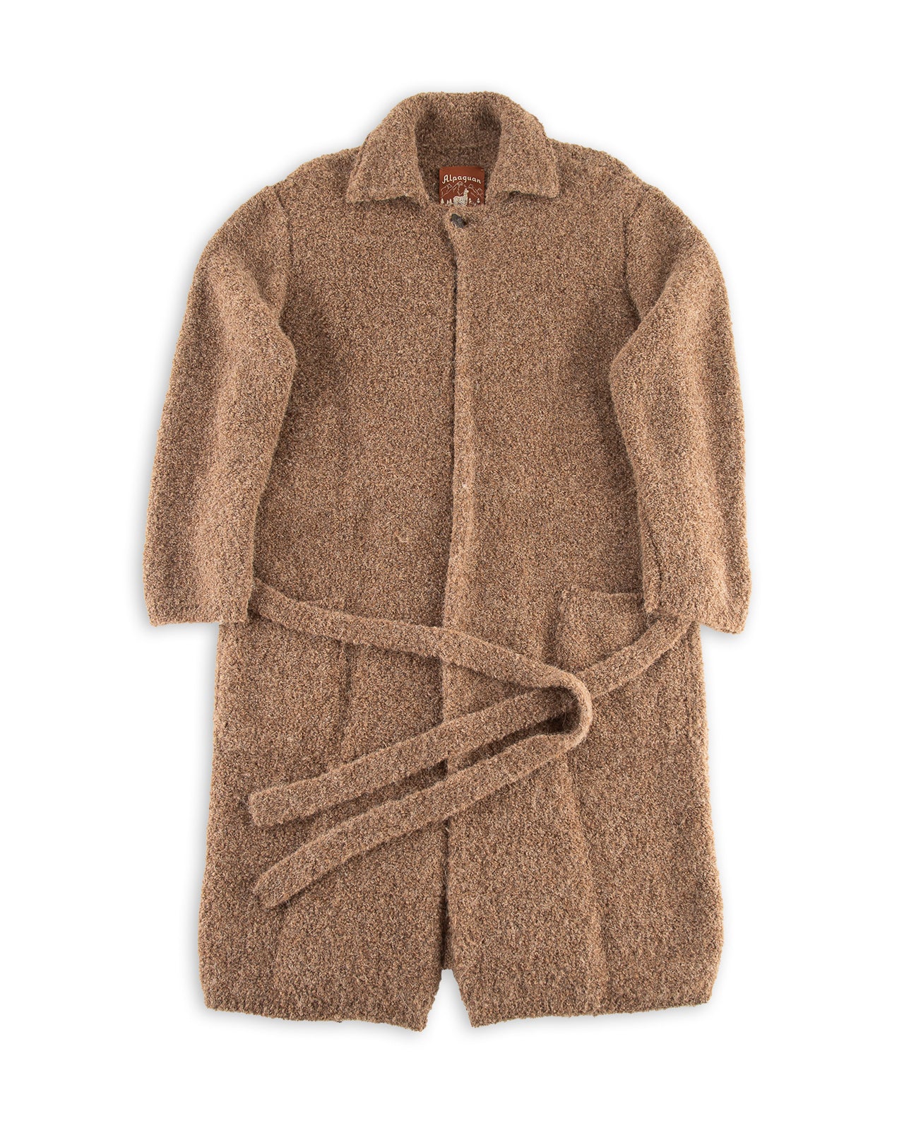 Jute Coat - Brown Boucle