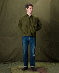 Monitaly Lazy Travel Jacket - Mil Olive Wool Flannel - Standard & Strange