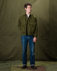 Monitaly Lazy Travel Jacket - Mil Olive Wool Flannel - Standard & Strange