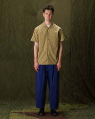 Monitaly Mechanic Shirt S/S - Vancloth Oxford Khaki - Standard & Strange