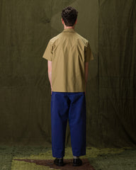 Monitaly Mechanic Shirt S/S - Vancloth Oxford Khaki - Standard & Strange