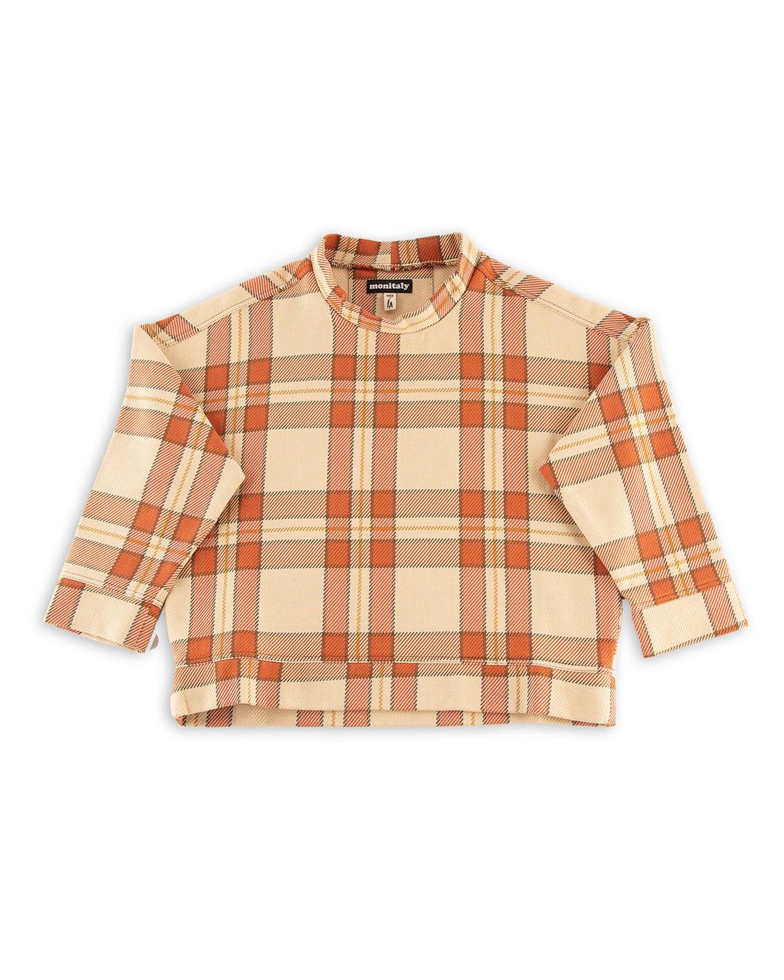 Monitaly Santa Monica Pullover - Brick Plaid Cotton Heavy Twill - Standard & Strange