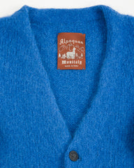 Monitaly Shaggy Alpaguan Cardigan - Blue - Standard & Strange