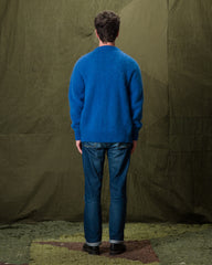 Monitaly Shaggy Alpaguan Cardigan - Blue - Standard & Strange