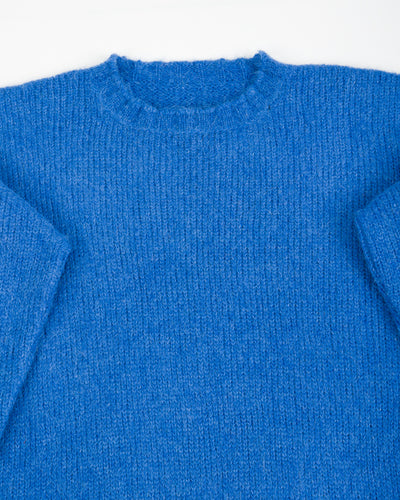 Monitaly Shaggy Alpaguan Crewneck - Blue - Standard & Strange