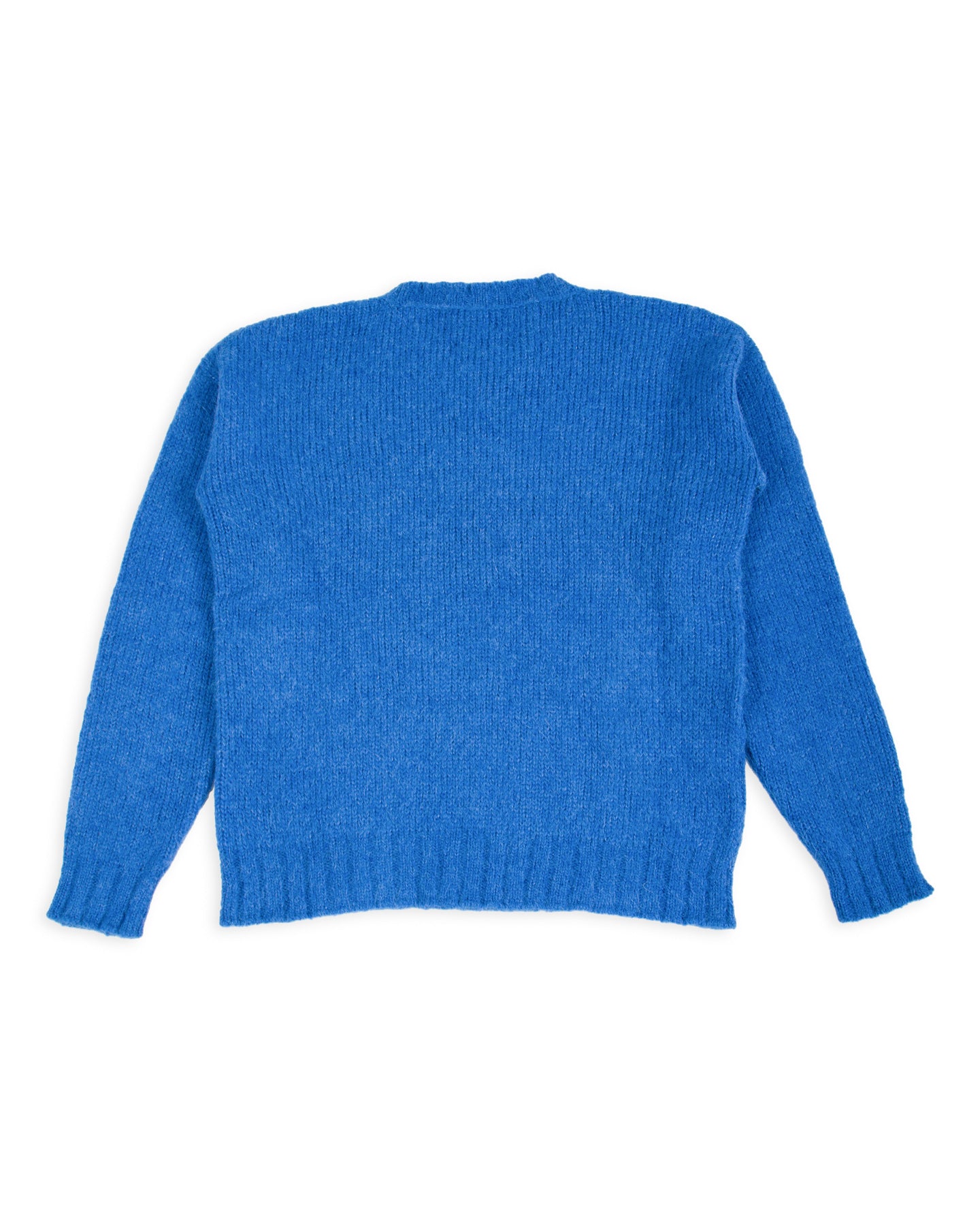 Shaggy Alpaguan Crewneck - Blue