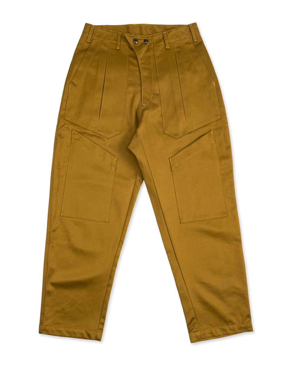 Monitaly Submarine Pants - Khaki Vancloth Sateen - Standard & Strange