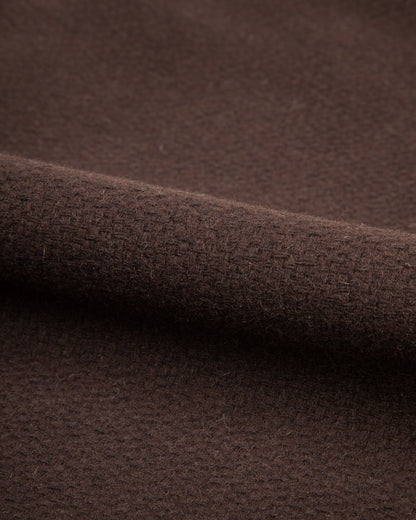 Monitaly Triple Tuck Wide Pants - Brown Wool Flannel Vicente - Standard & Strange