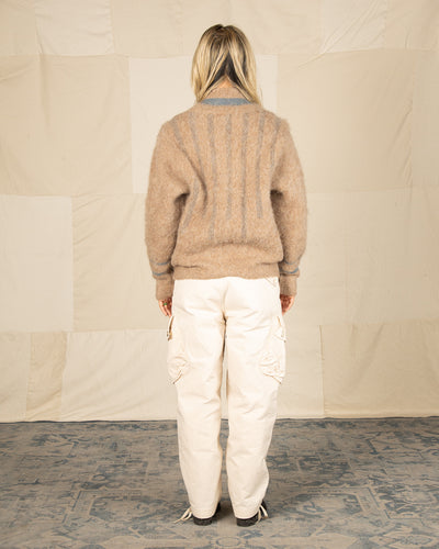 MotivMfg Adjustable Cargo Pants - Natural Ripstop Waxed Cotton - Standard & Strange