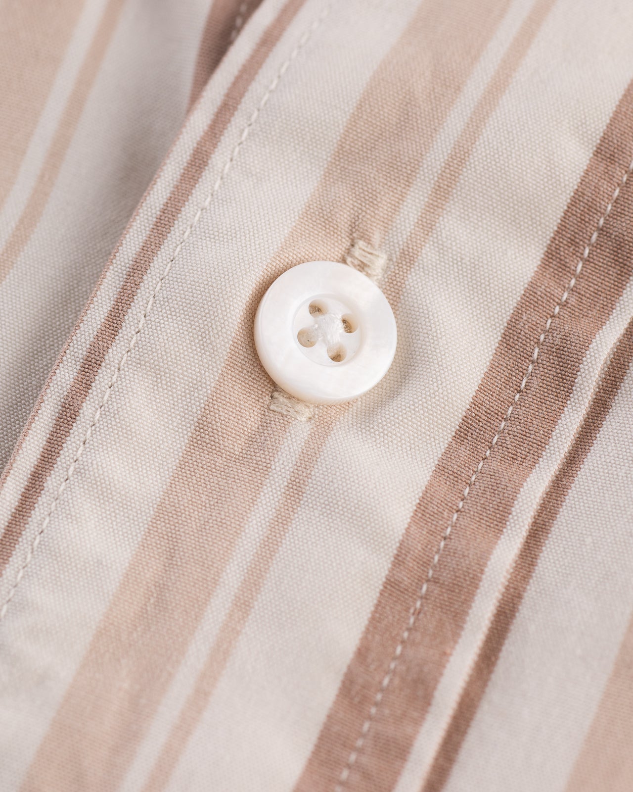 MotivMfg Authentic Fit BD Shirt - Pink Stripe Silk Cotton Fine Poplin - Standard & Strange