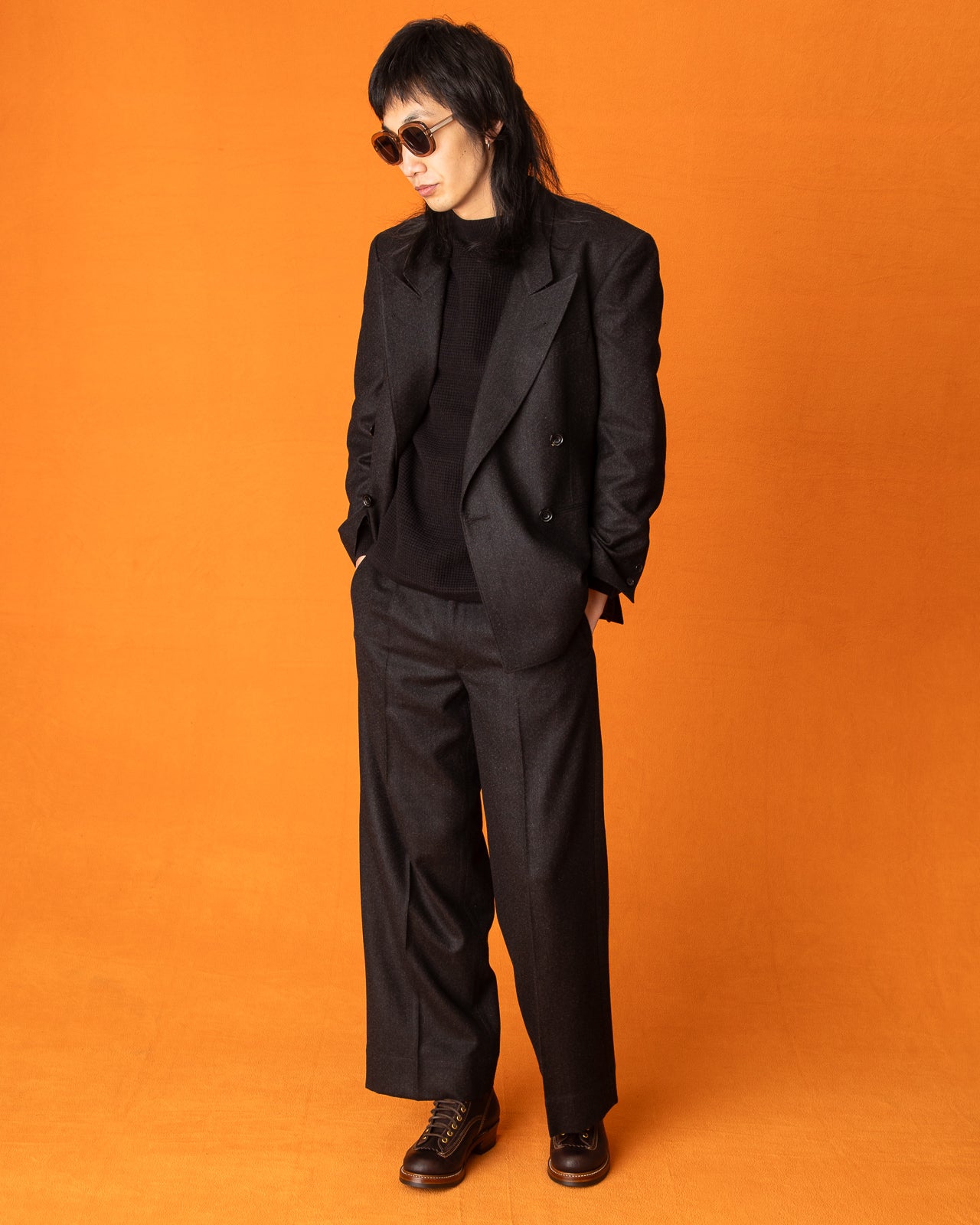 MotivMfg Concord Jacket - Red Rain Charcoal "Redpath" Flannel - Standard & Strange