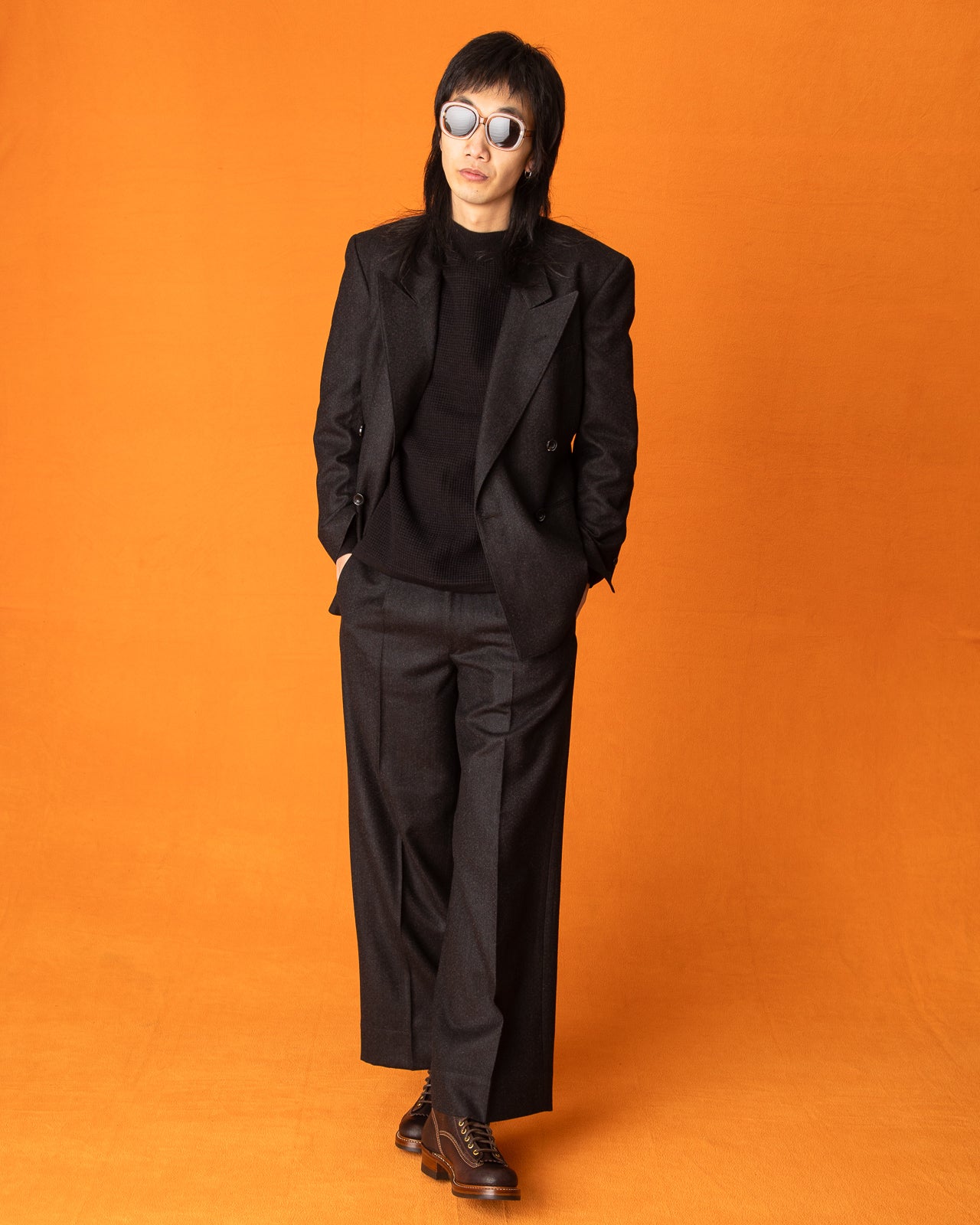 MotivMfg Concord Jacket - Red Rain Charcoal "Redpath" Flannel - Standard & Strange