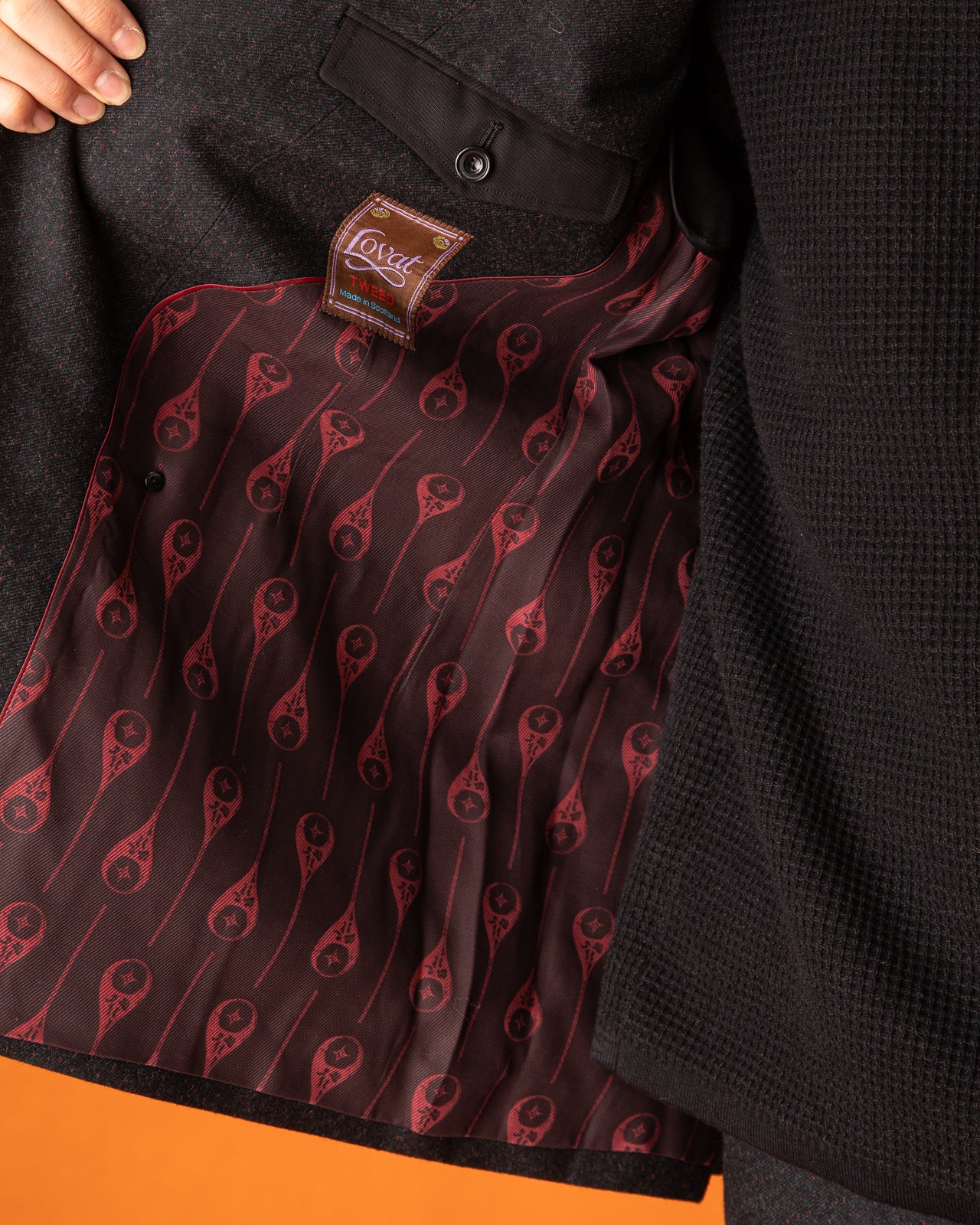 MotivMfg Concord Jacket - Red Rain Charcoal "Redpath" Flannel - Standard & Strange