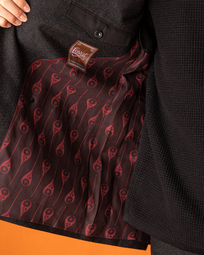 MotivMfg Concord Jacket - Red Rain Charcoal "Redpath" Flannel - Standard & Strange