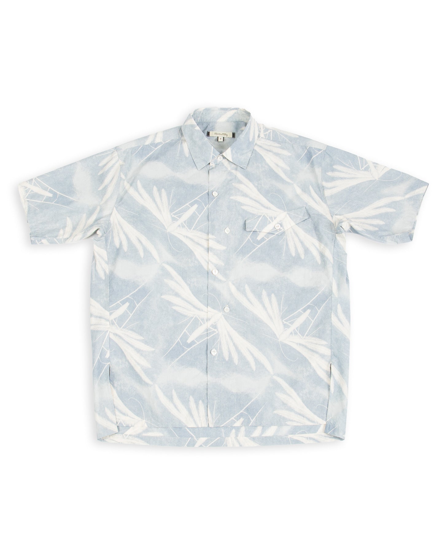 Dala Shirt - Moth Print Cotton Silk Broadcloth