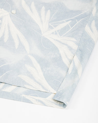 Dala Shirt - Moth Print Cotton Silk Broadcloth
