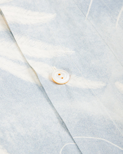 Dala Shirt - Moth Print Cotton Silk Broadcloth