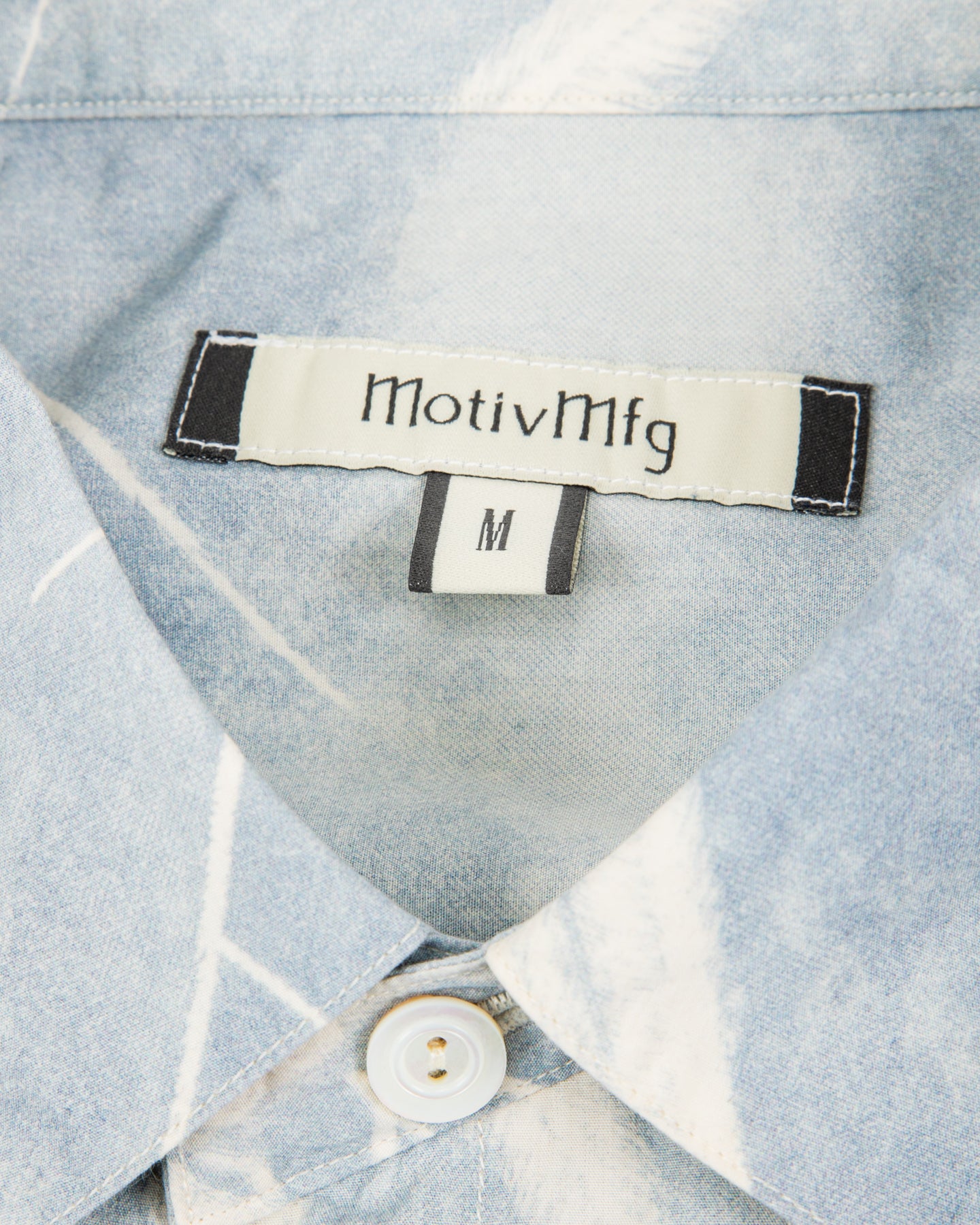 Dala Shirt - Moth Print Cotton Silk Broadcloth