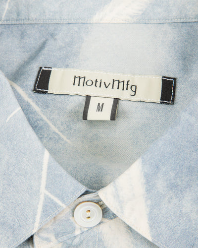 Dala Shirt - Moth Print Cotton Silk Broadcloth