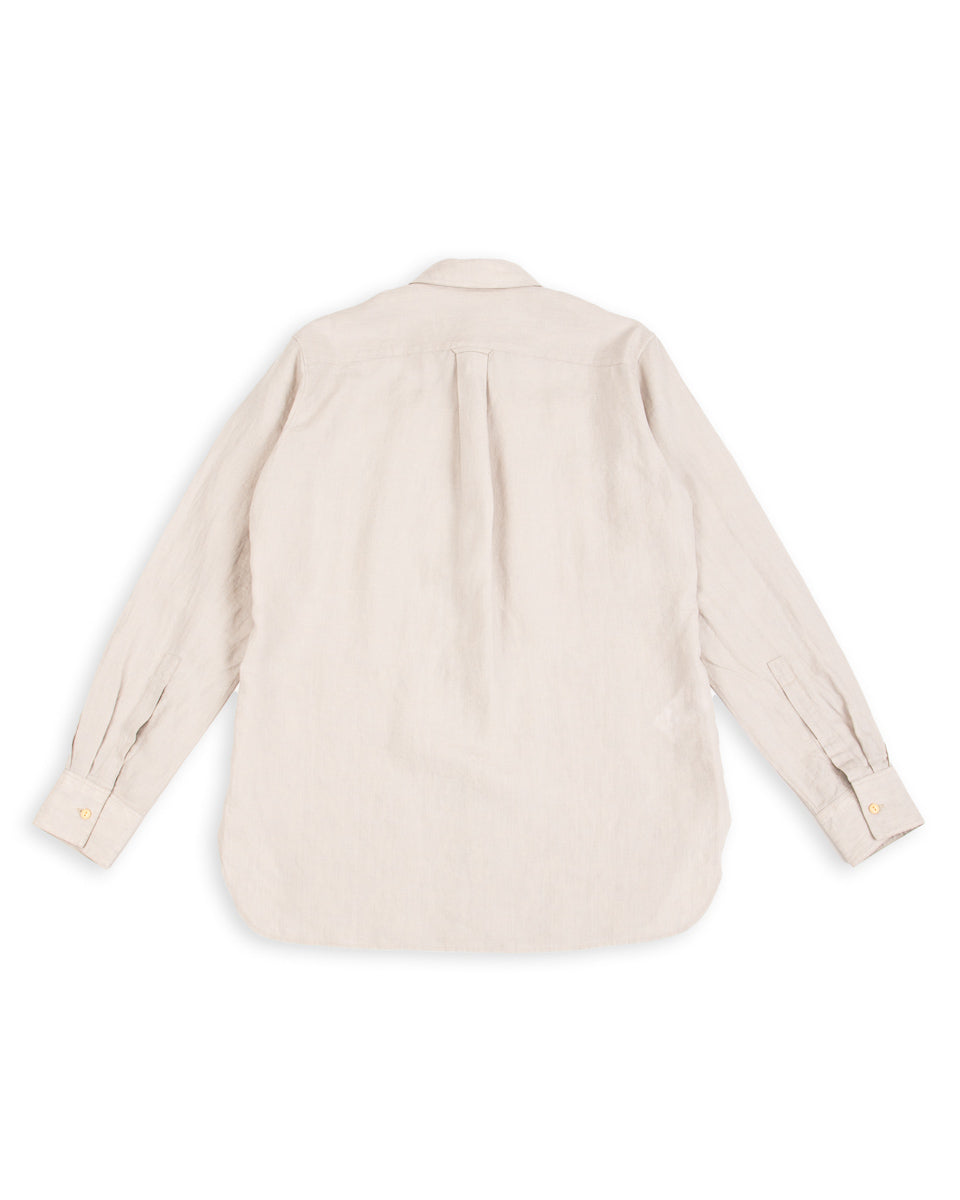 MotivMfg Draughtsman Shirt - Light Chambray Superfine Linen Broadcloth - Standard & Strange