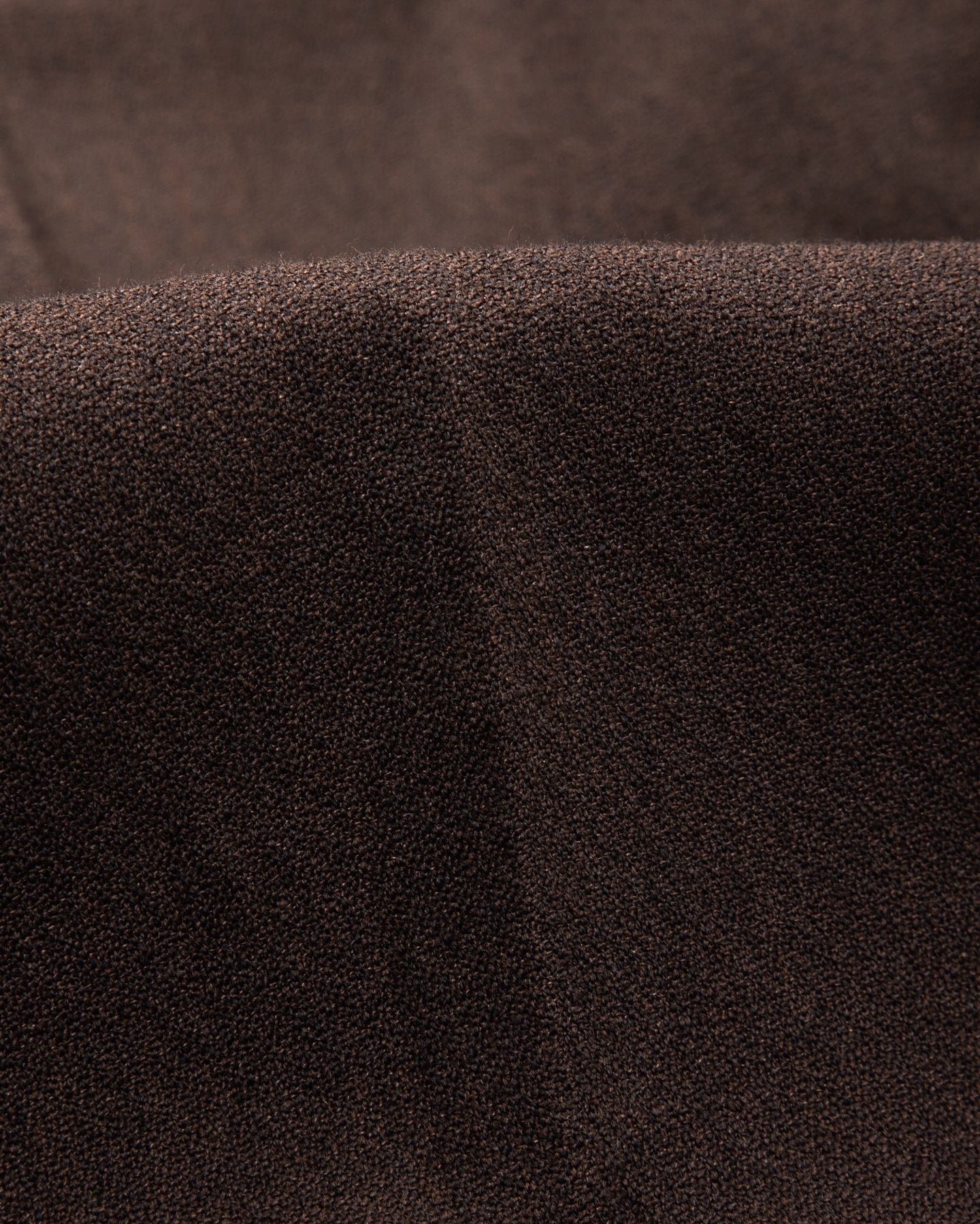 English Trousers - Espresso Wool Linen Crepe