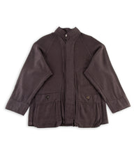 MotivMfg Envoy Jacket Tussah Silk Herringbone - Aubergine - Standard & Strange