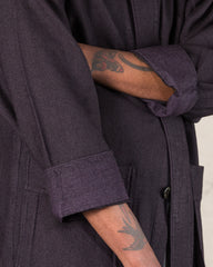 MotivMfg Envoy Jacket Tussah Silk Herringbone - Aubergine - Standard & Strange