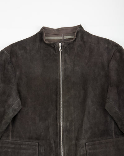 MotivMfg Gilet Jacket - Espresso Buffalo Calf Roughout - Standard & Strange