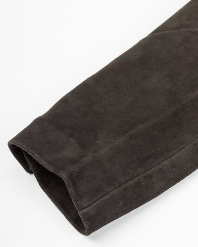 MotivMfg Gilet Jacket - Espresso Buffalo Calf Roughout - Standard & Strange