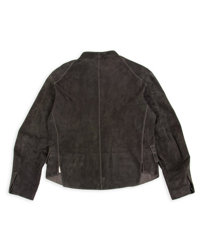 MotivMfg Gilet Jacket - Espresso Buffalo Calf Roughout - Standard & Strange