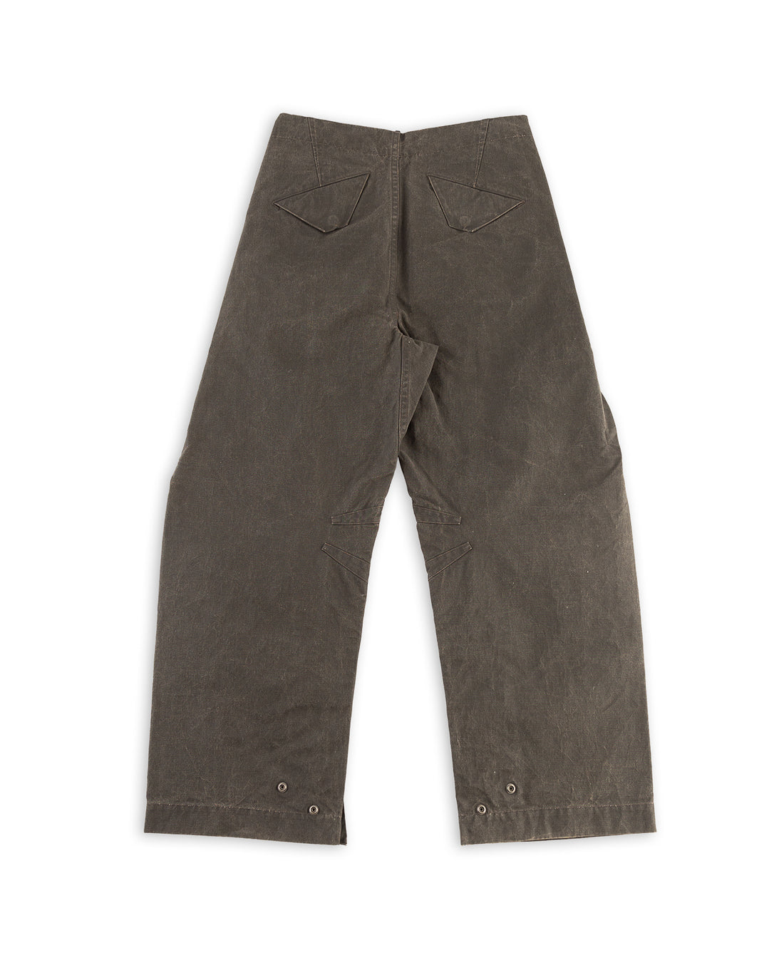 MotivMfg Helix Trousers - Black Coated Waxed Cotton - Standard & Strange