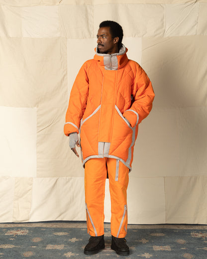 MotivMfg Lander Down Coat - Lava Halley Stevenson "Military Finish" Waxed Cotton - Standard & Strange