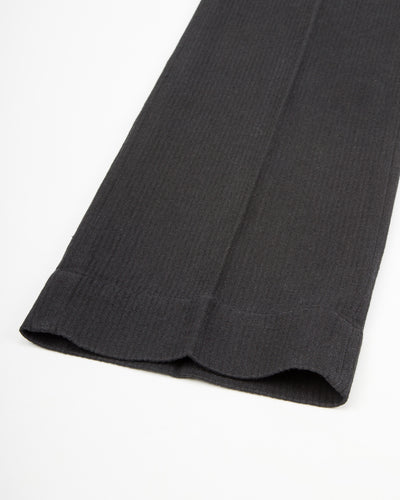 MotivMfg Loft Trousers - Black Linen Wool Pique - Standard & Strange