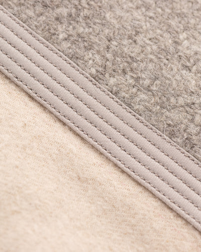 MotivMfg Mandarin Coat - Ecru Undyed Wool - Standard & Strange