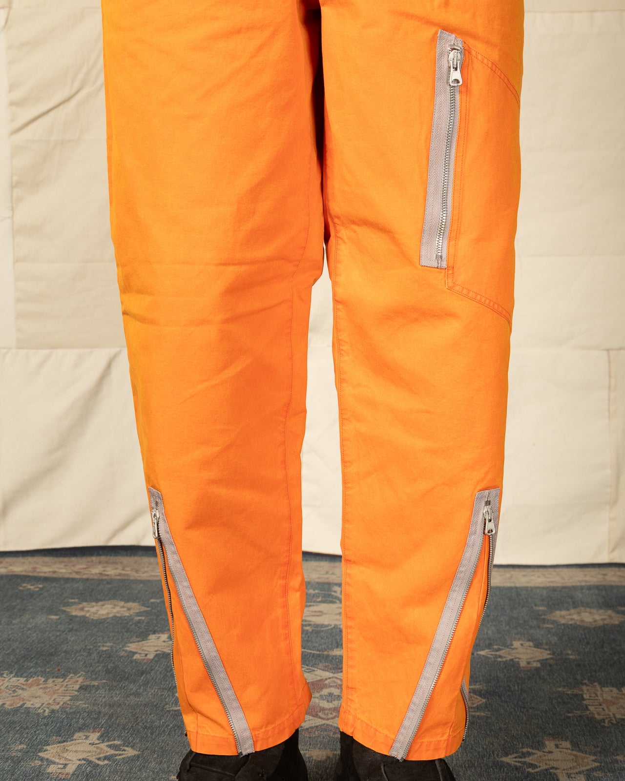 MotivMfg Norweger Flight Trousers - Lava Halley Stevenson "Military Finish" Waxed Cotton - Standard & Strange