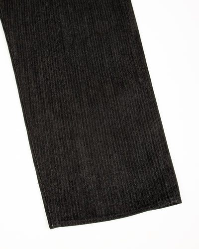 MotivMfg Pleat Denim Trousers - Black Herringbone Denim - Standard & Strange