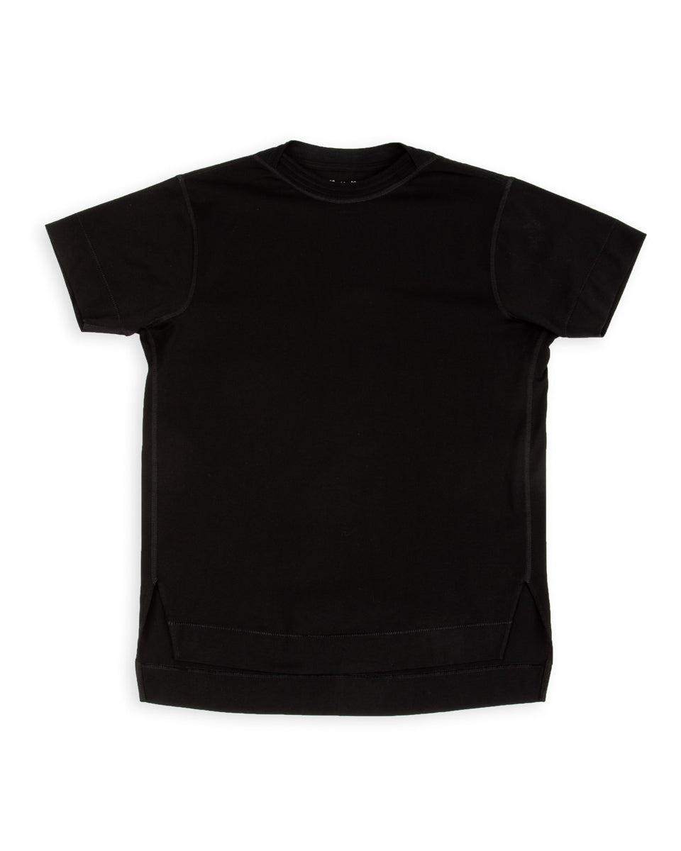 MotivMfg Shuttle T-Shirt - Black Cotton Silk Jersey - Standard & Strange