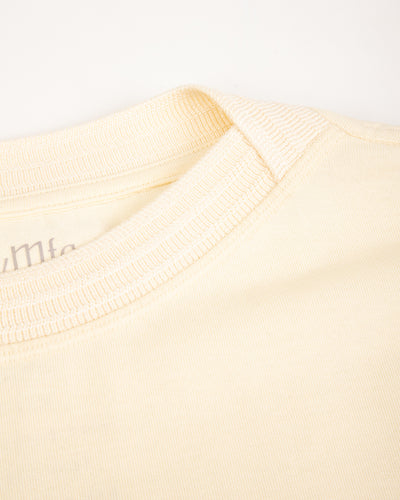MotivMfg Shuttle T-Shirt - Ivory Cotton Silk Jersey - Standard & Strange