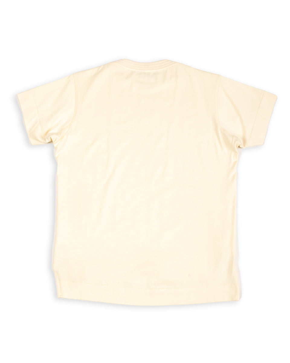 MotivMfg Shuttle T-Shirt - Ivory Cotton Silk Jersey - Standard & Strange