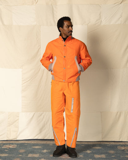 MotivMfg Vector Bomber Jacket - Lava Halley Stevenson "Military Finish" Waxed Cotton - Standard & Strange